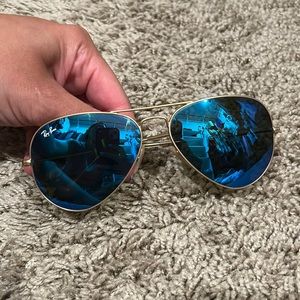 RayBan blue aviators